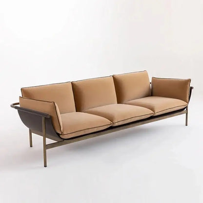 Modern Luxury Sectional Sofa Living Room Furniture Metal Frame Sofa Fabric Couch Living Room Sofa Set Arado