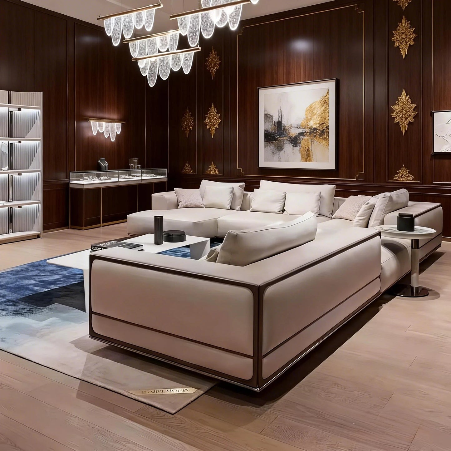 Luxury Furniture Living Room Set Luxury Fabric Sectional Sofa Set Furniture Living Room Modern Luxury L Shape Sectional Sofa Arado
