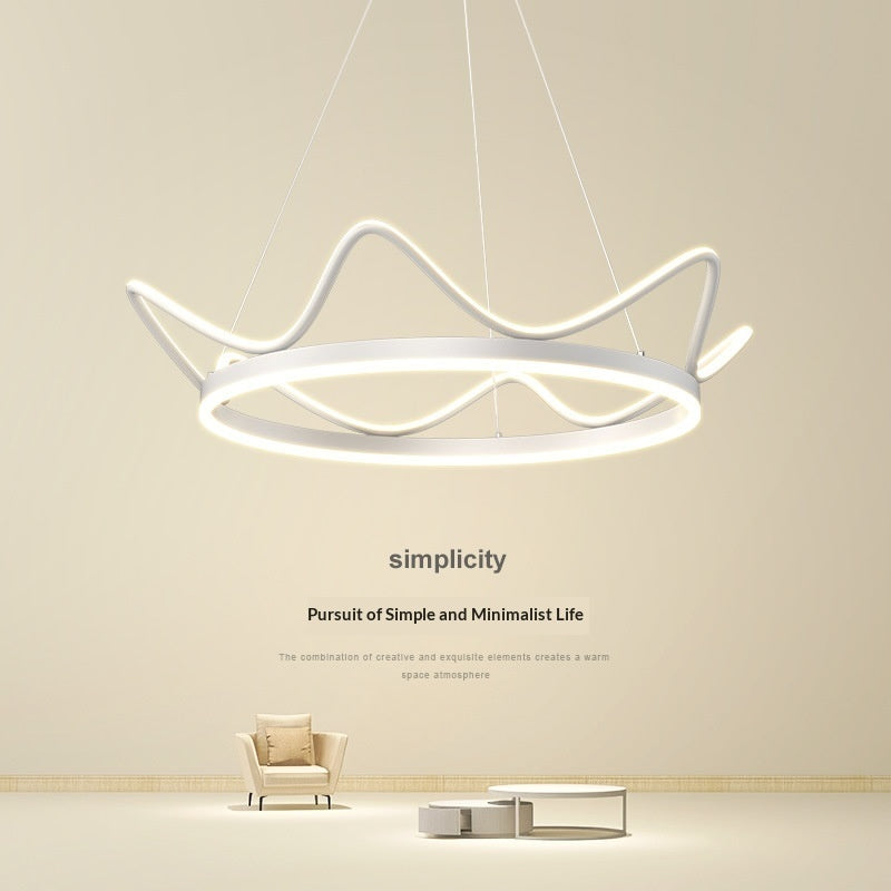 Minimalist Crown Modern Minimalist Chandelier For Rooms And Bedrooms CJ