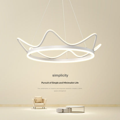 Minimalist Crown Modern Minimalist Chandelier For Rooms And Bedrooms CJ