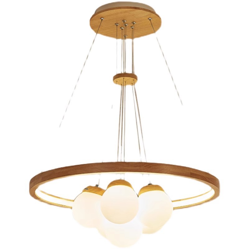Full-spectrum Solid Wood Bedroom And Dining Room Lamp CJ