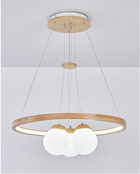 Full-spectrum Solid Wood Bedroom And Dining Room Lamp CJ