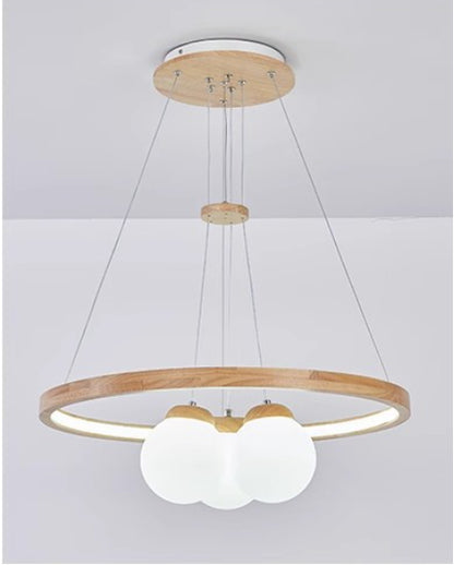 Full-spectrum Solid Wood Bedroom And Dining Room Lamp CJ