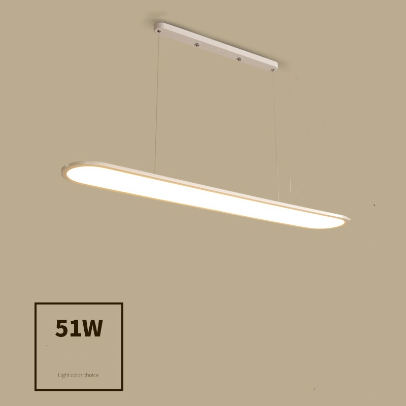 Modern Simple Creative Strip Bar Led Office Lighting Restaurant Chandelier CJ