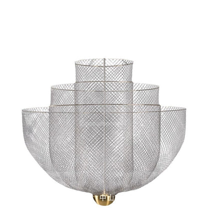 Nordic Iron Mesh Personality Shape Light And Shadow Chandelier CJ