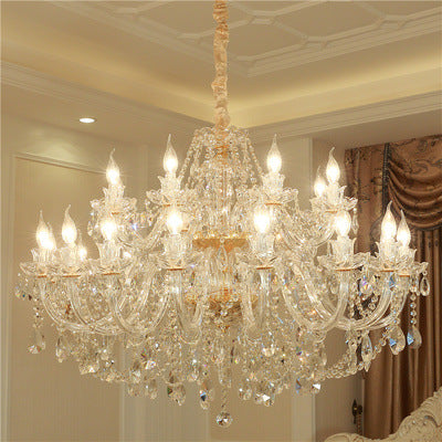 Luxury Crystal Chandelier In Living Room CJ