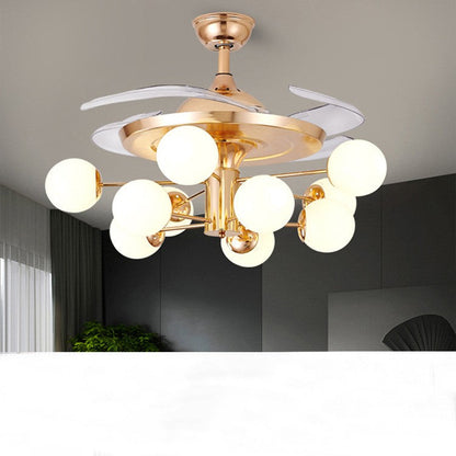 Nordic Ceiling Fans With LED Light Remote Control Ceiling NatalizHomeShop