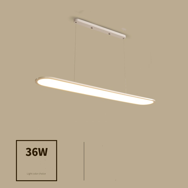 Modern Simple Creative Strip Bar Led Office Lighting Restaurant Chandelier CJ