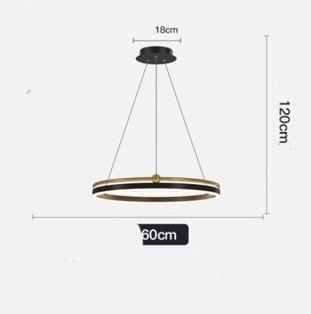 Chandelier Living Room Brushed Aluminum Bedroom Study CJ