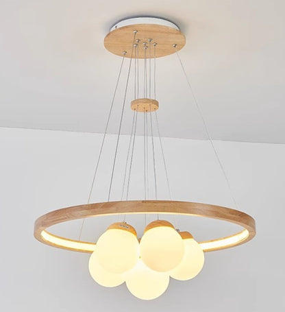 Full-spectrum Solid Wood Bedroom And Dining Room Lamp CJ
