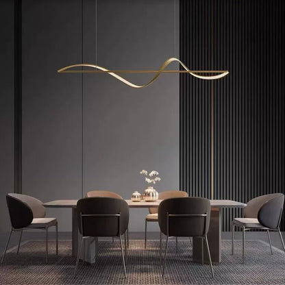 Italian Minimalist Line Restaurant Chandelier CJ