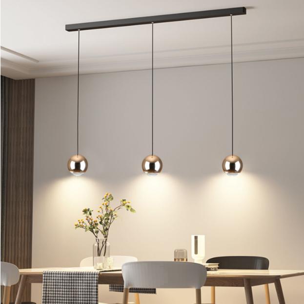 Restaurant Cafe Bar Living Room Ball Long Line Chandelier CJ