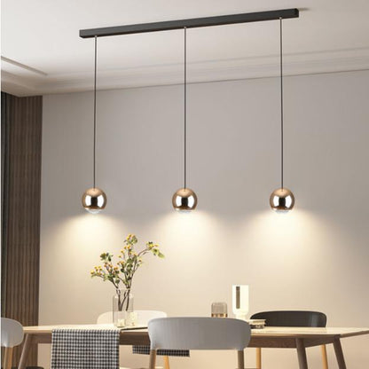 Restaurant Cafe Bar Living Room Ball Long Line Chandelier CJ