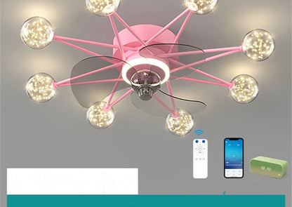 Nordic Ceiling Fan Lights Living Room Dining Room Full Of Stars NatalizHomeShop