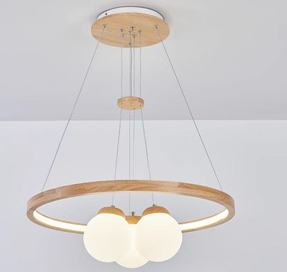 Full-spectrum Solid Wood Bedroom And Dining Room Lamp CJ