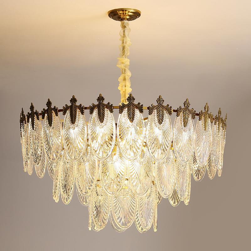 Glass Chandelier Living Room Simple Creative Bedroom Chandelier CJ