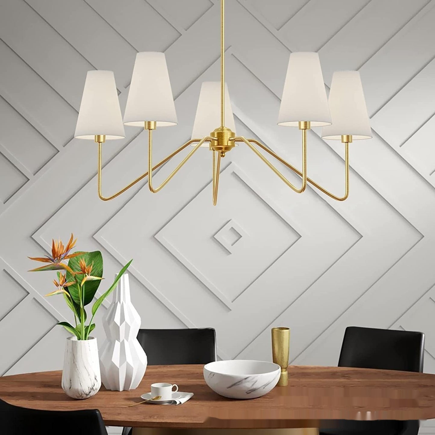 Industrial Style Living Room Retro Design Multi-head Chandelier CJ