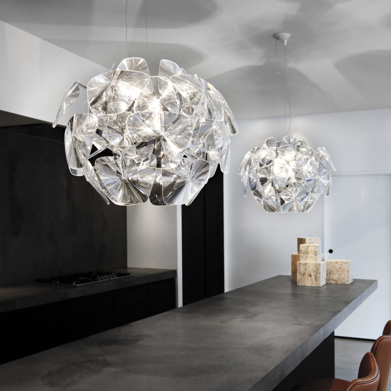 LED Acrylic Living Room Apple Chandelier CJ